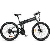 SAMEBIKE LO26-II-FT Electric Bike - 500W Motor 48V12.5AH Battery 45KM Range Mechanical Disc Brakes - Black